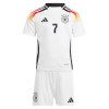 Camisola + Calções Alemanha Kai Havertz 7 Criança Equipamento 1ª Euro 2024